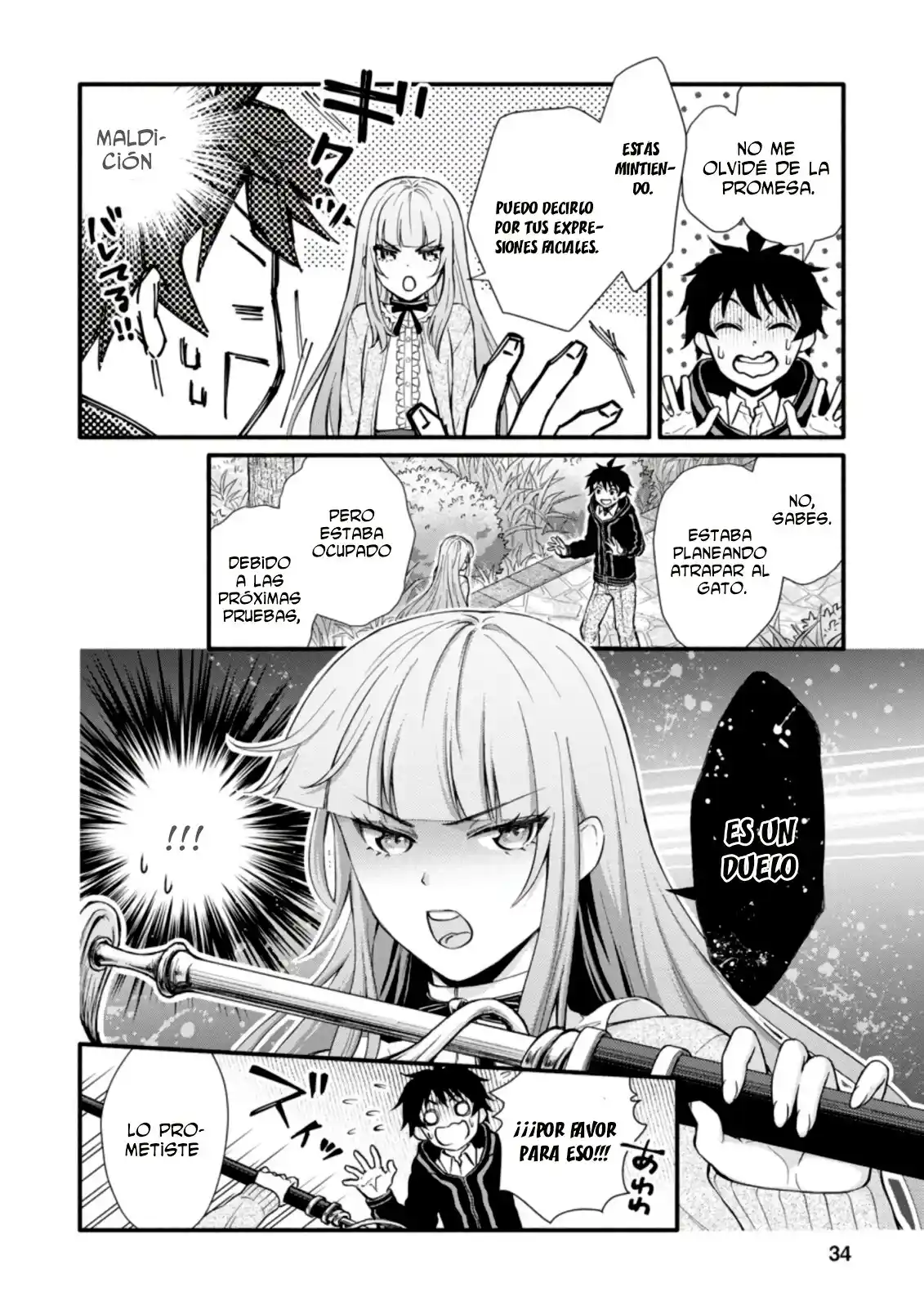 Gakuen Kishi No Level Up! - Capítulo 7 - Página 3 - LectorTMOo