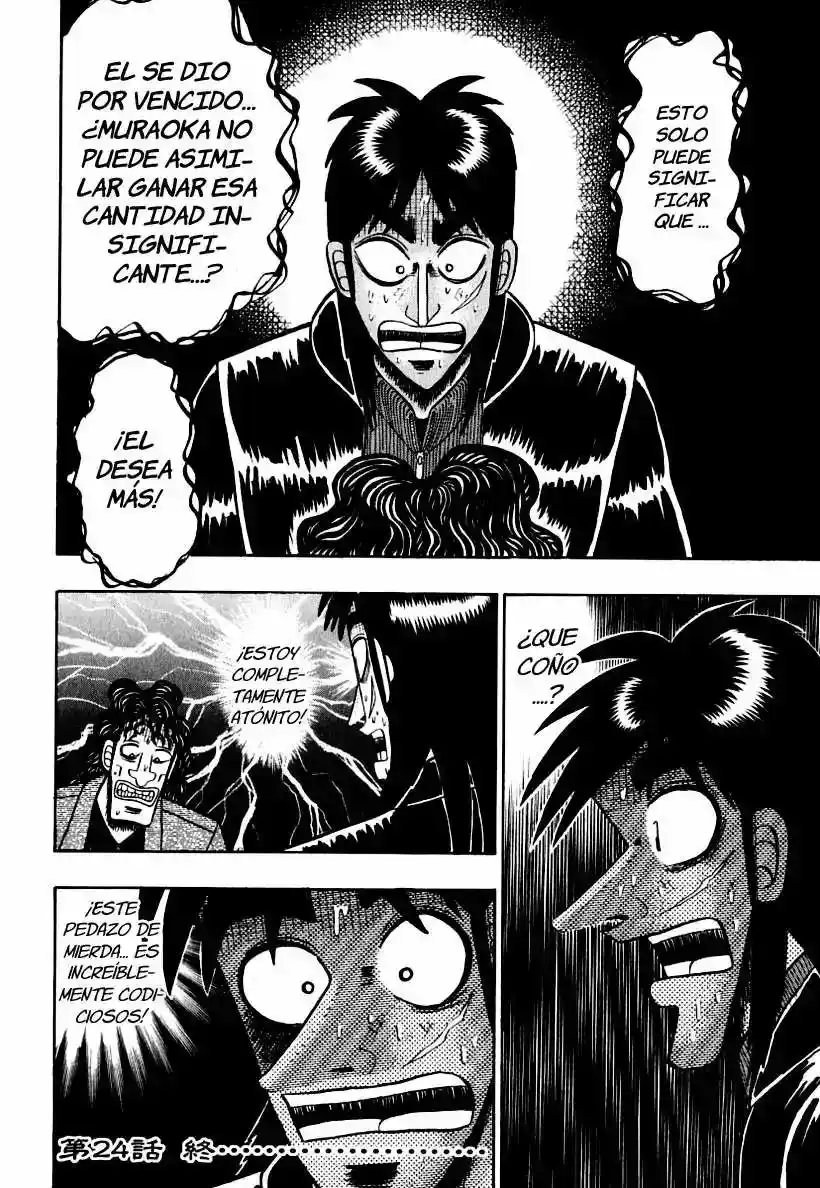 Gambling Outcast Kaiji - Kaiji Part 3 - Capítulo 24 - Página 24 - LectorTMOo
