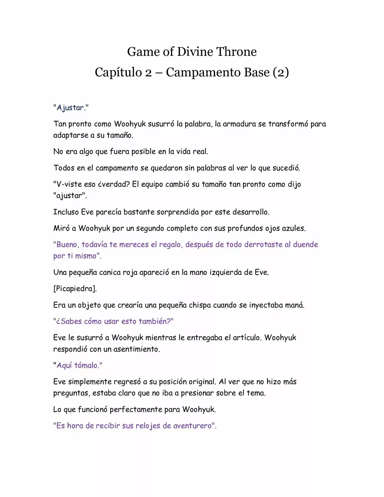 Game Of Divine Thrones (Novela) - Capítulo 2 - Página 2 - LectorTMOo