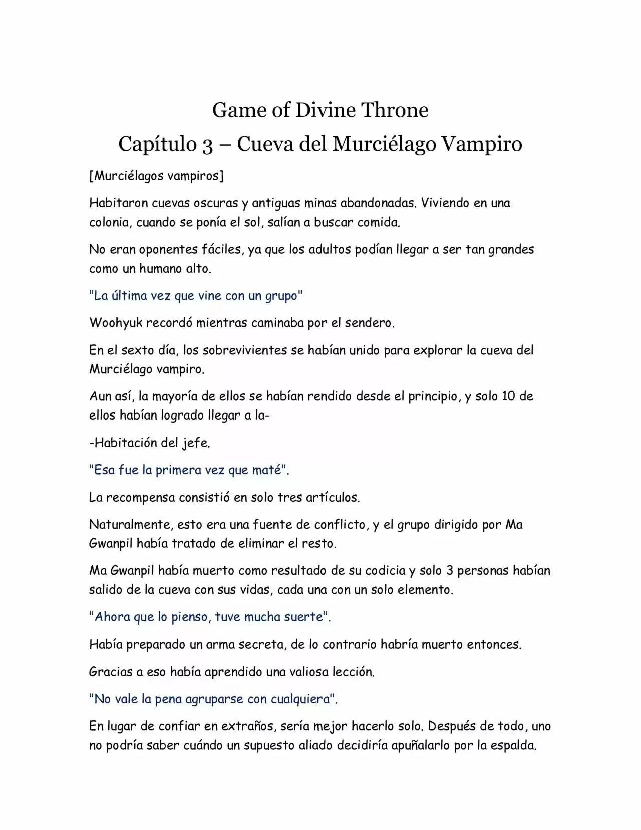 Game Of Divine Thrones (Novela) - Capítulo 3 - Página 2 - LectorTMOo
