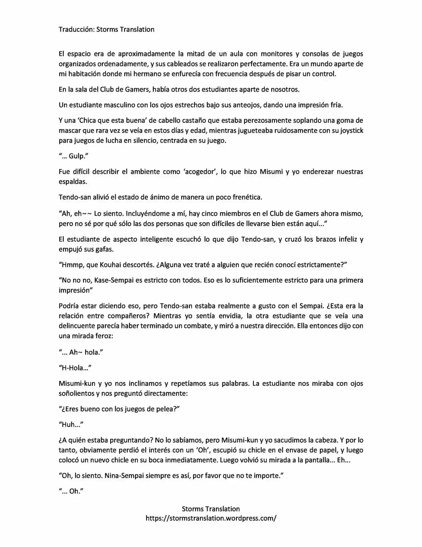 Gamers! (Novela) - Capítulo 1.30 - Página 5 - LectorTMOo