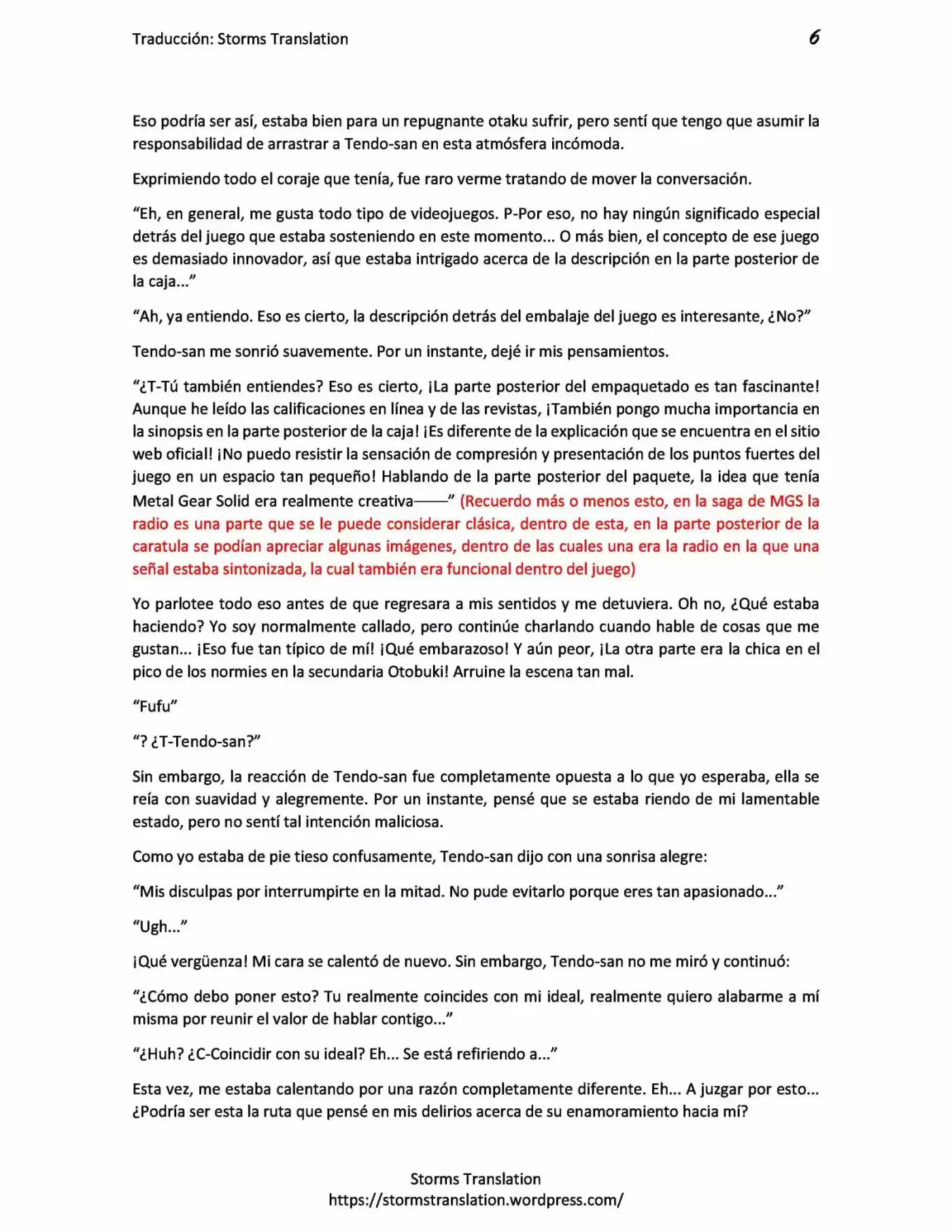 Gamers! (Novela) - Capítulo 1.50 - Página 6 - LectorTMOo