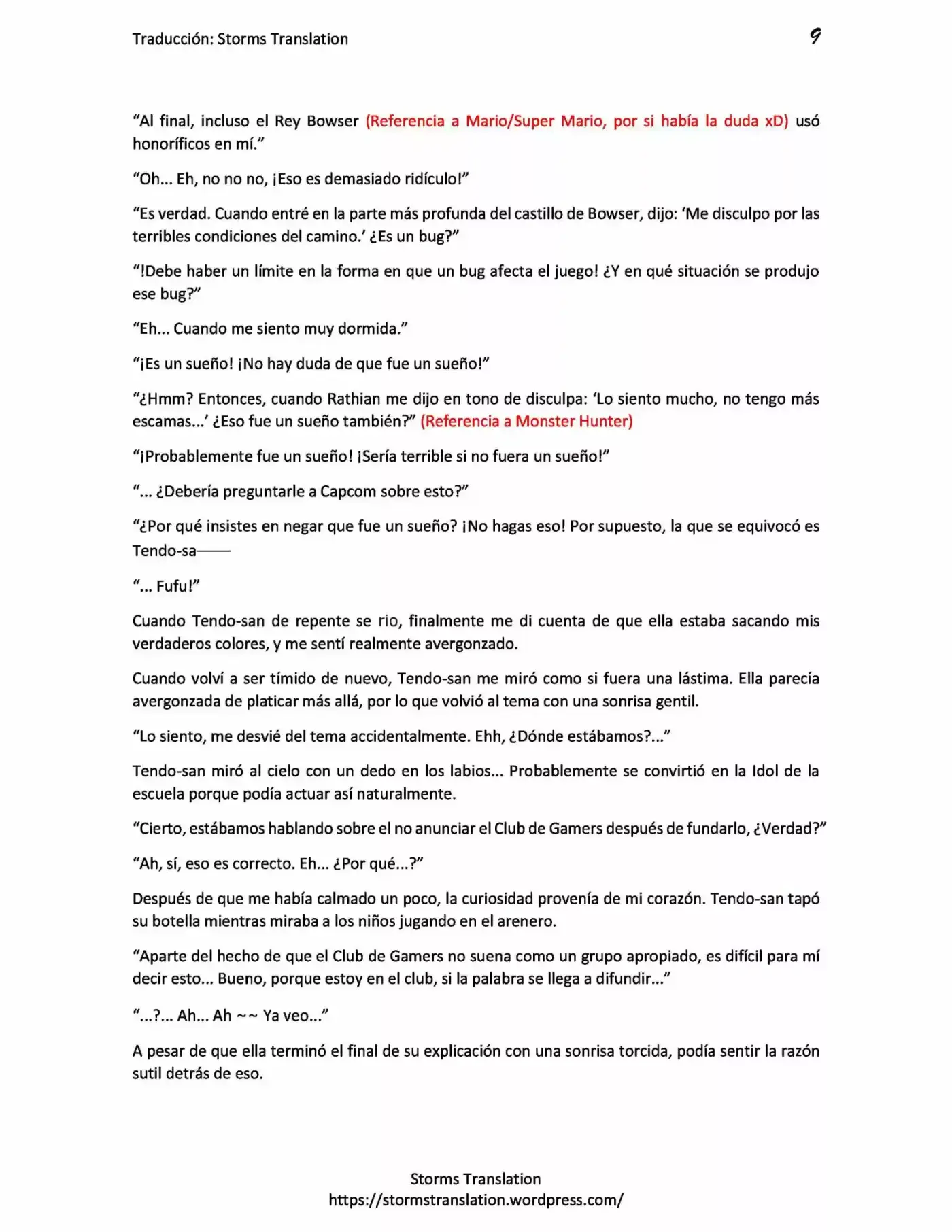 Gamers! (Novela) - Capítulo 1.50 - Página 9 - LectorTMOo
