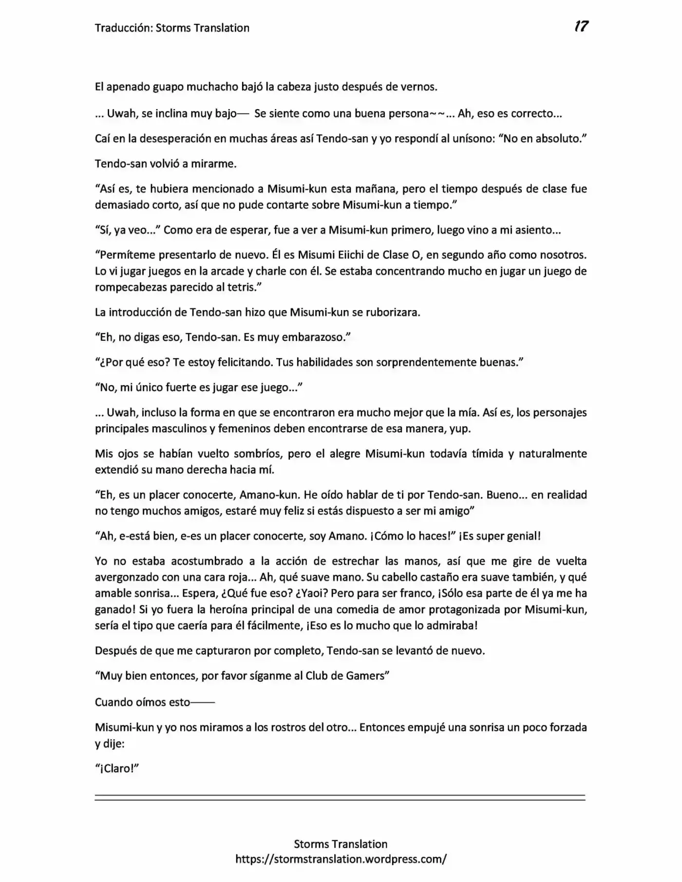 Gamers! (Novela) - Capítulo 1.50 - Página 17 - LectorTMOo