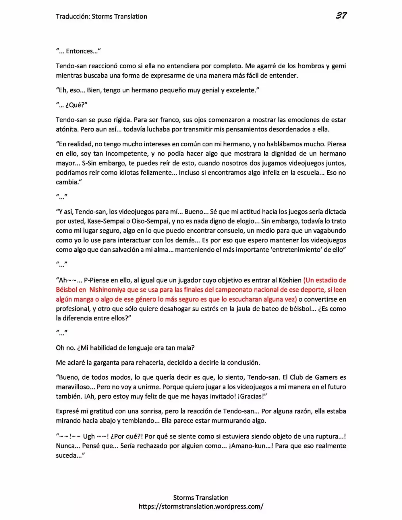 Gamers! (Novela) - Capítulo 1.50 - Página 37 - LectorTMOo