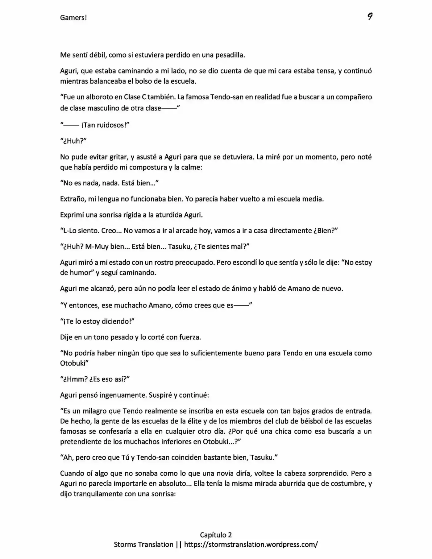 Gamers! (Novela) - Capítulo 2 - Página 9 - LectorTMOo