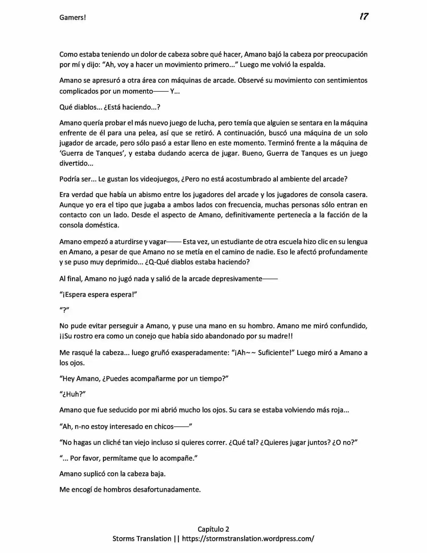 Gamers! (Novela) - Capítulo 2 - Página 17 - LectorTMOo