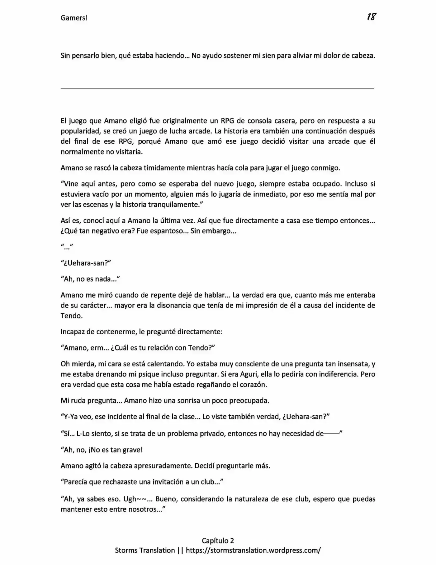 Gamers! (Novela) - Capítulo 2 - Página 18 - LectorTMOo