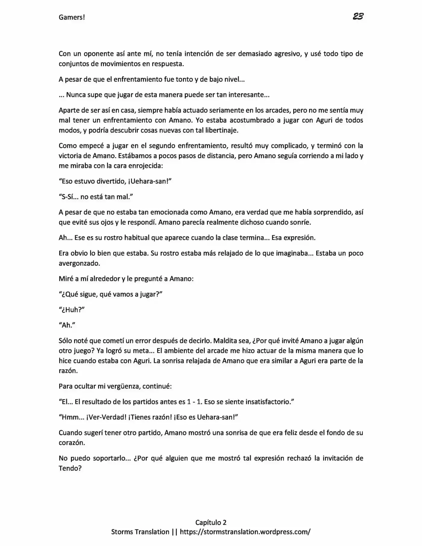 Gamers! (Novela) - Capítulo 2 - Página 23 - LectorTMOo