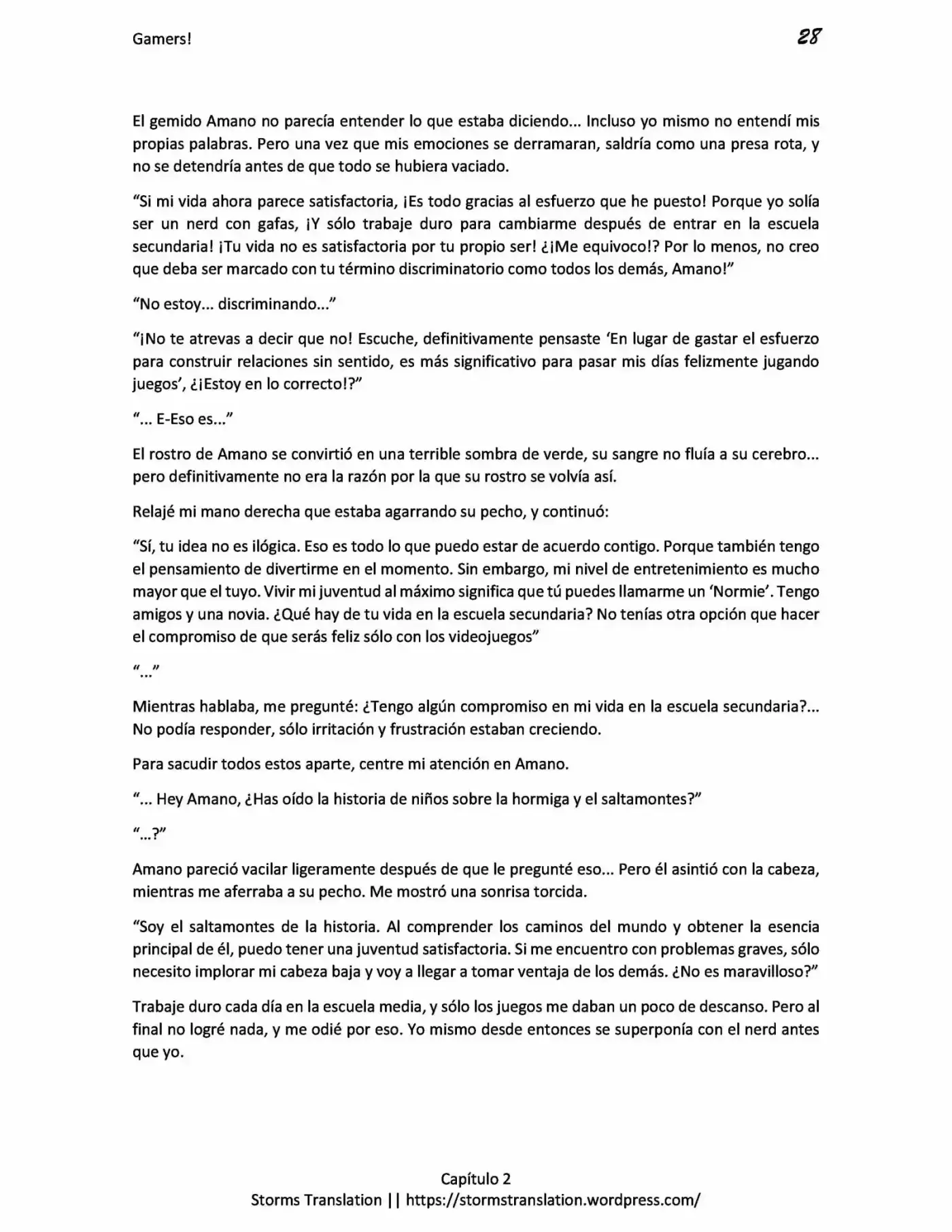 Gamers! (Novela) - Capítulo 2 - Página 28 - LectorTMOo