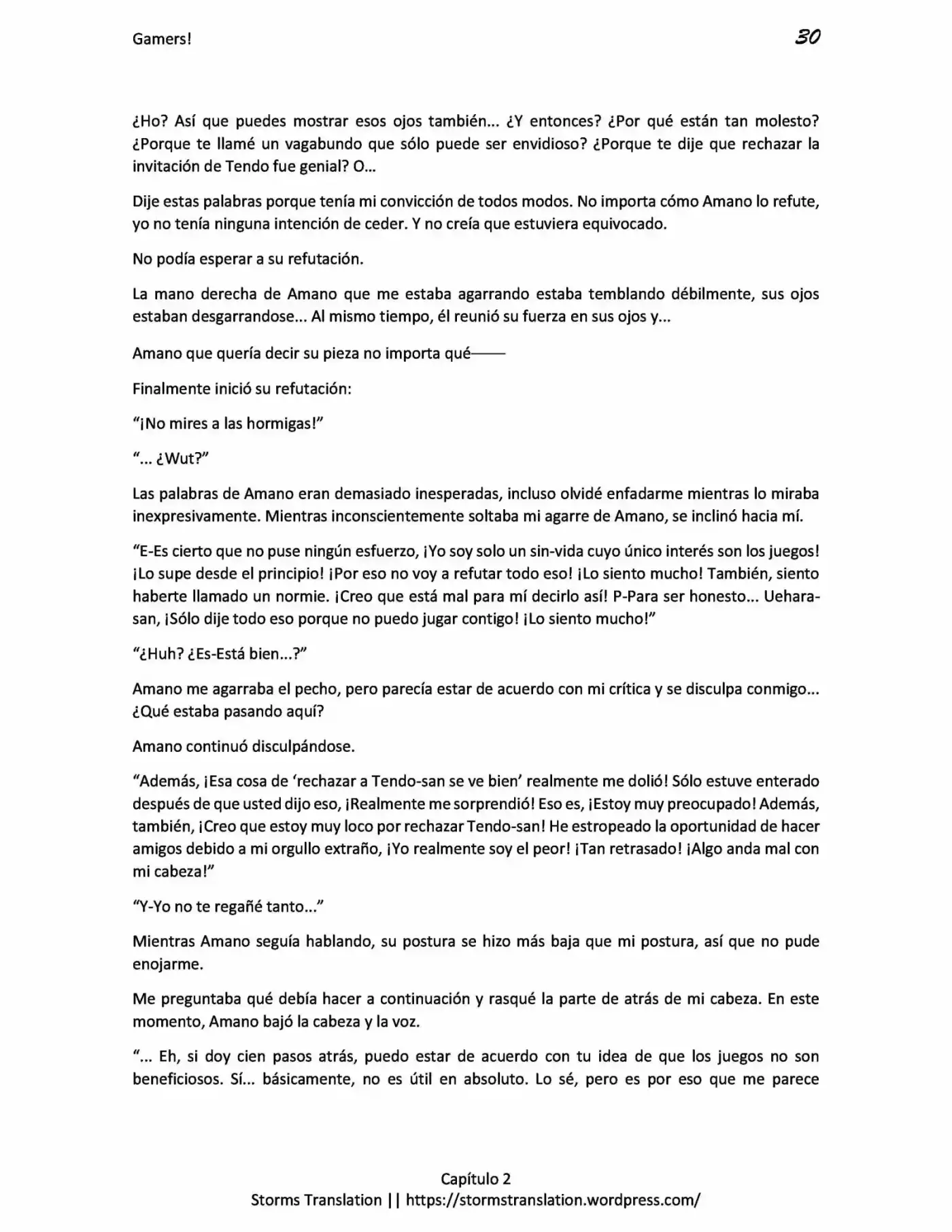 Gamers! (Novela) - Capítulo 2 - Página 30 - LectorTMOo