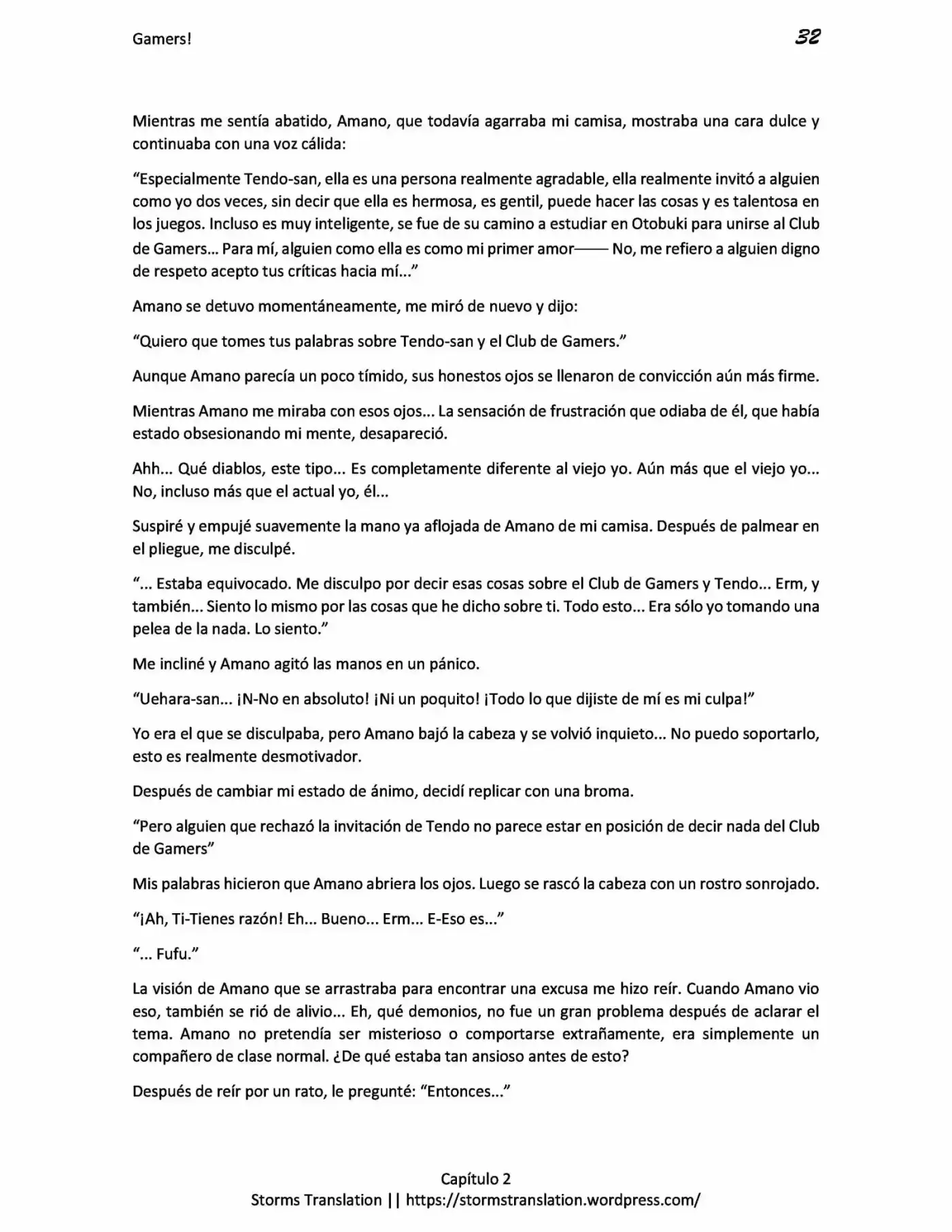 Gamers! (Novela) - Capítulo 2 - Página 32 - LectorTMOo