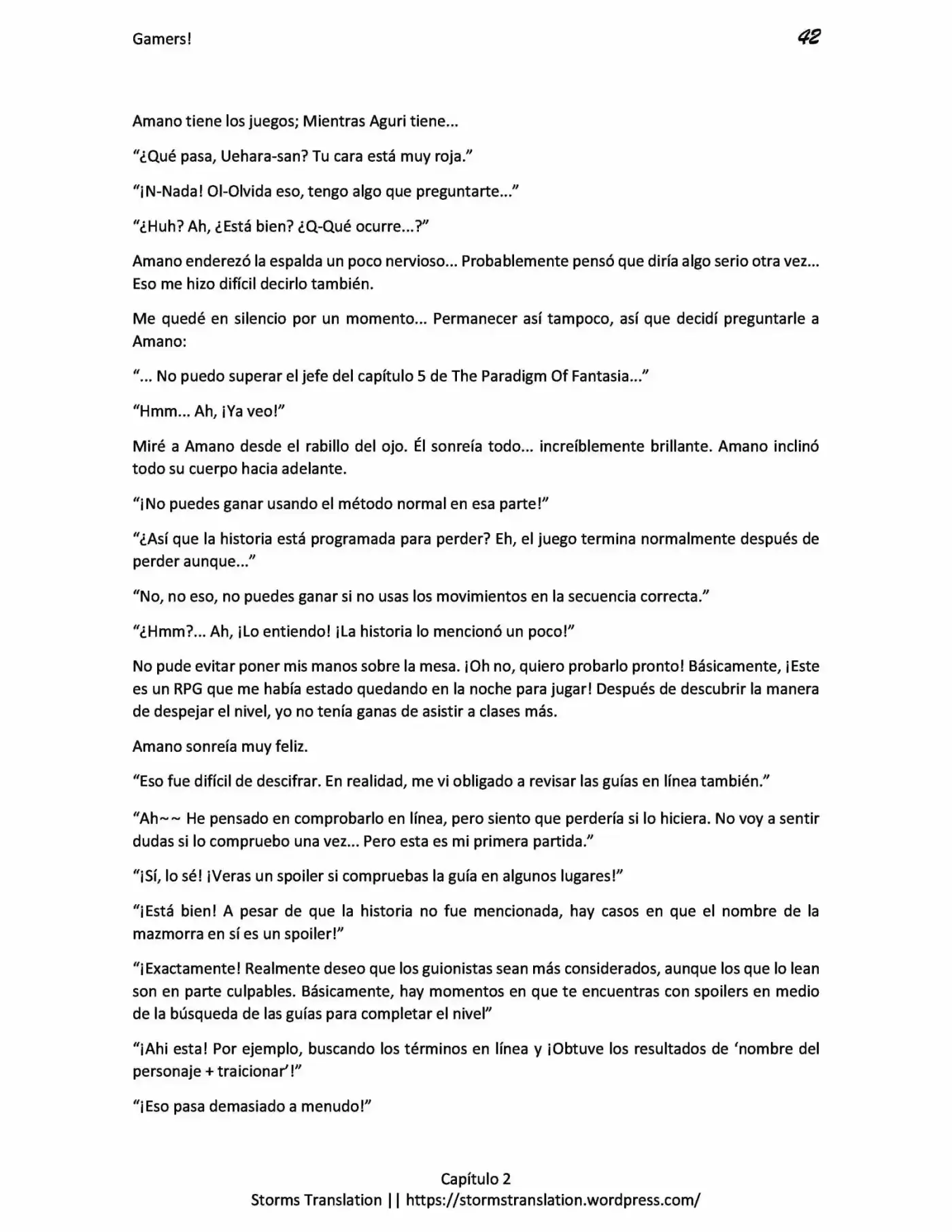 Gamers! (Novela) - Capítulo 2 - Página 42 - LectorTMOo