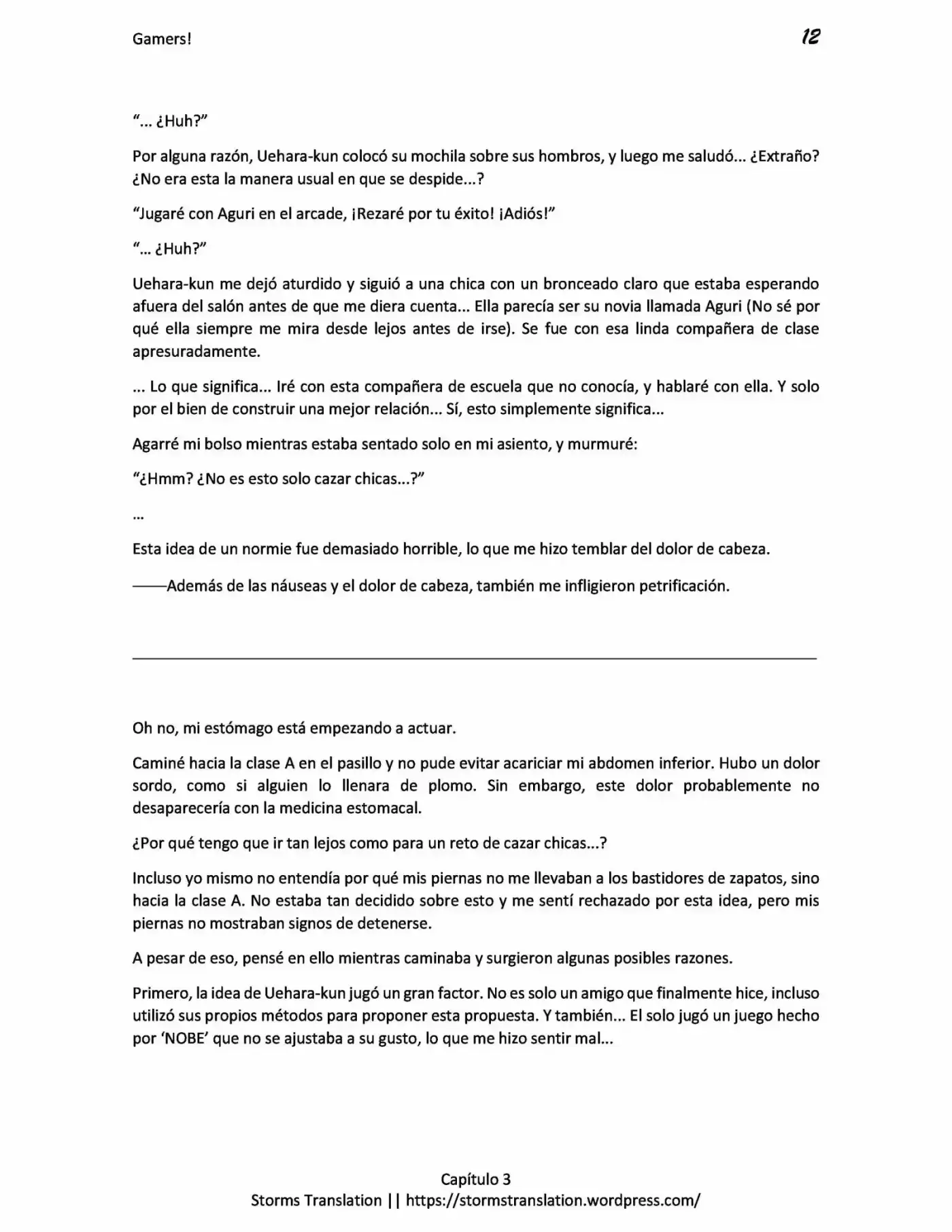 Gamers! (Novela) - Capítulo 3.10 - Página 12 - LectorTMOo