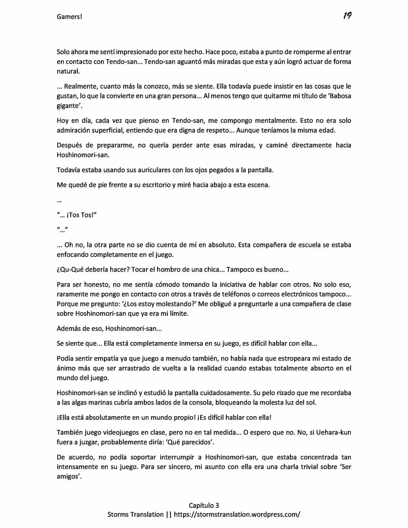 Gamers! (Novela) - Capítulo 3.10 - Página 19 - LectorTMOo