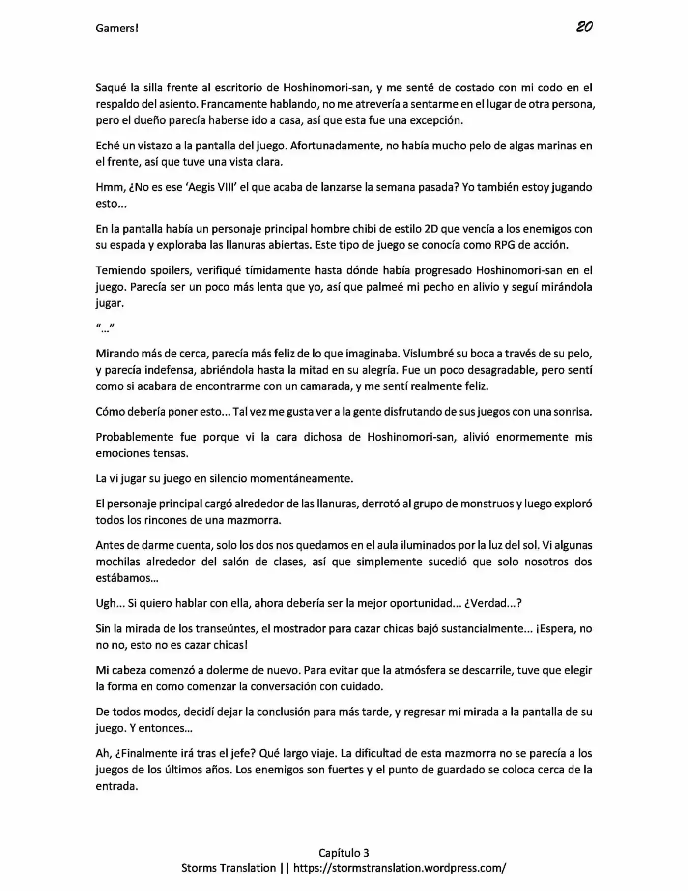 Gamers! (Novela) - Capítulo 3.10 - Página 20 - LectorTMOo