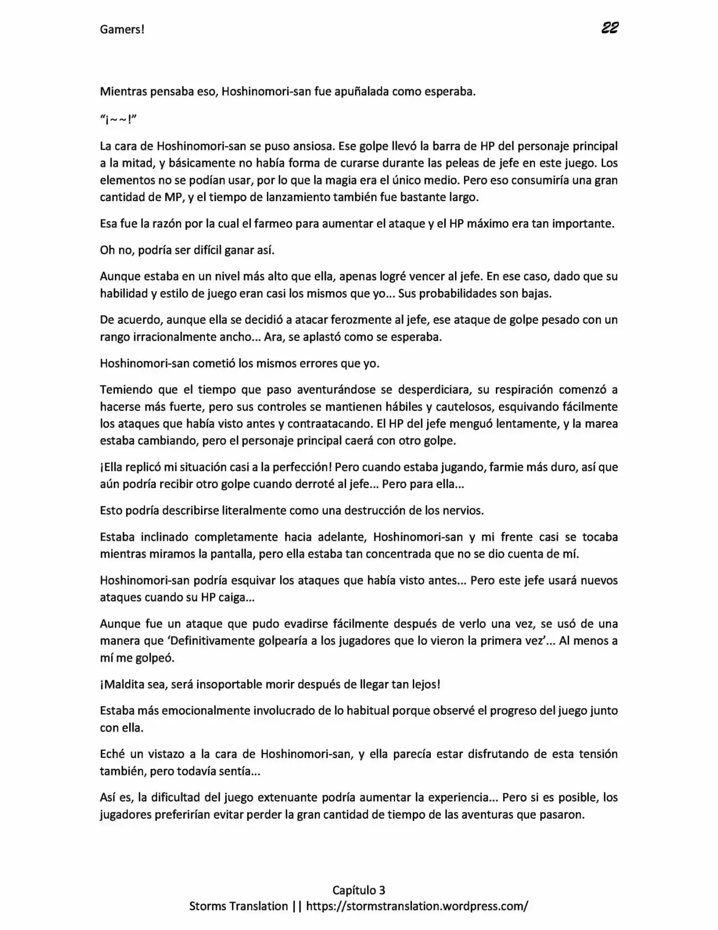 Gamers! (Novela) - Capítulo 3.10 - Página 22 - LectorTMOo