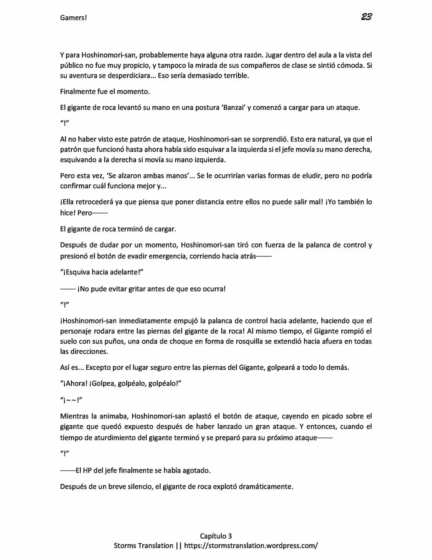 Gamers! (Novela) - Capítulo 3.10 - Página 23 - LectorTMOo