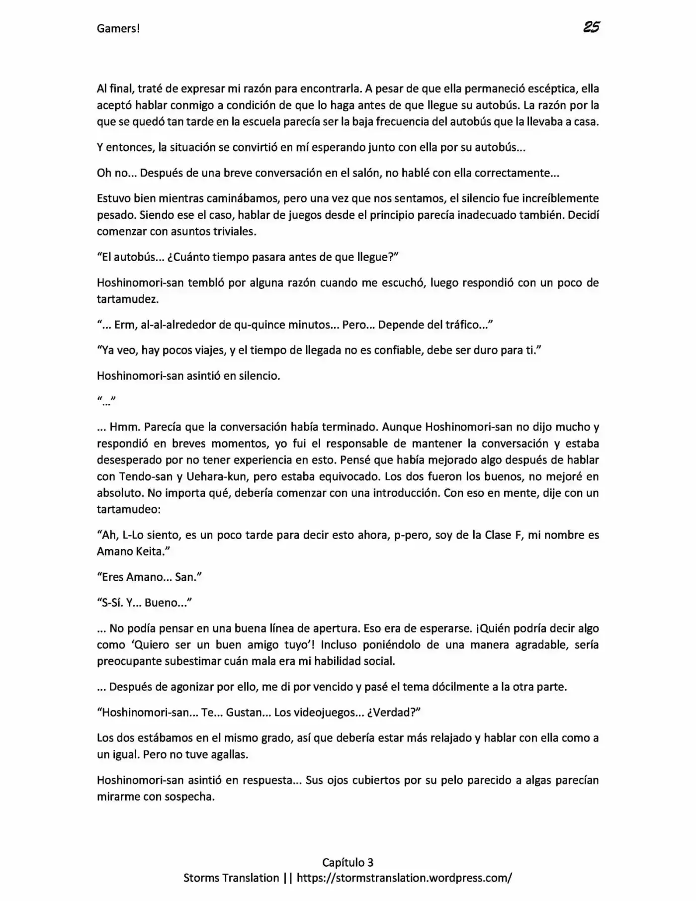 Gamers! (Novela) - Capítulo 3.10 - Página 25 - LectorTMOo