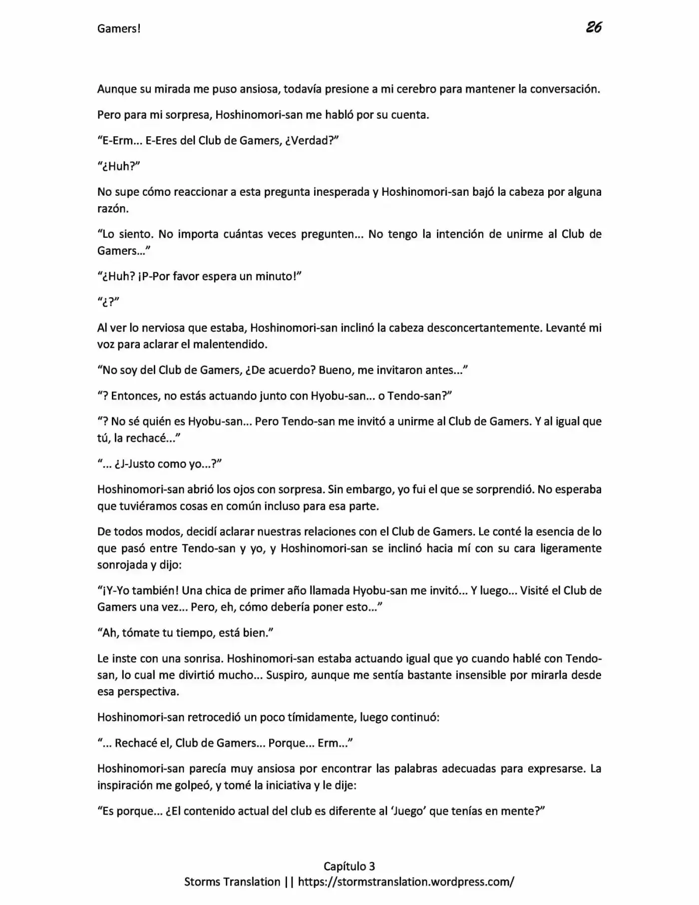 Gamers! (Novela) - Capítulo 3.10 - Página 26 - LectorTMOo