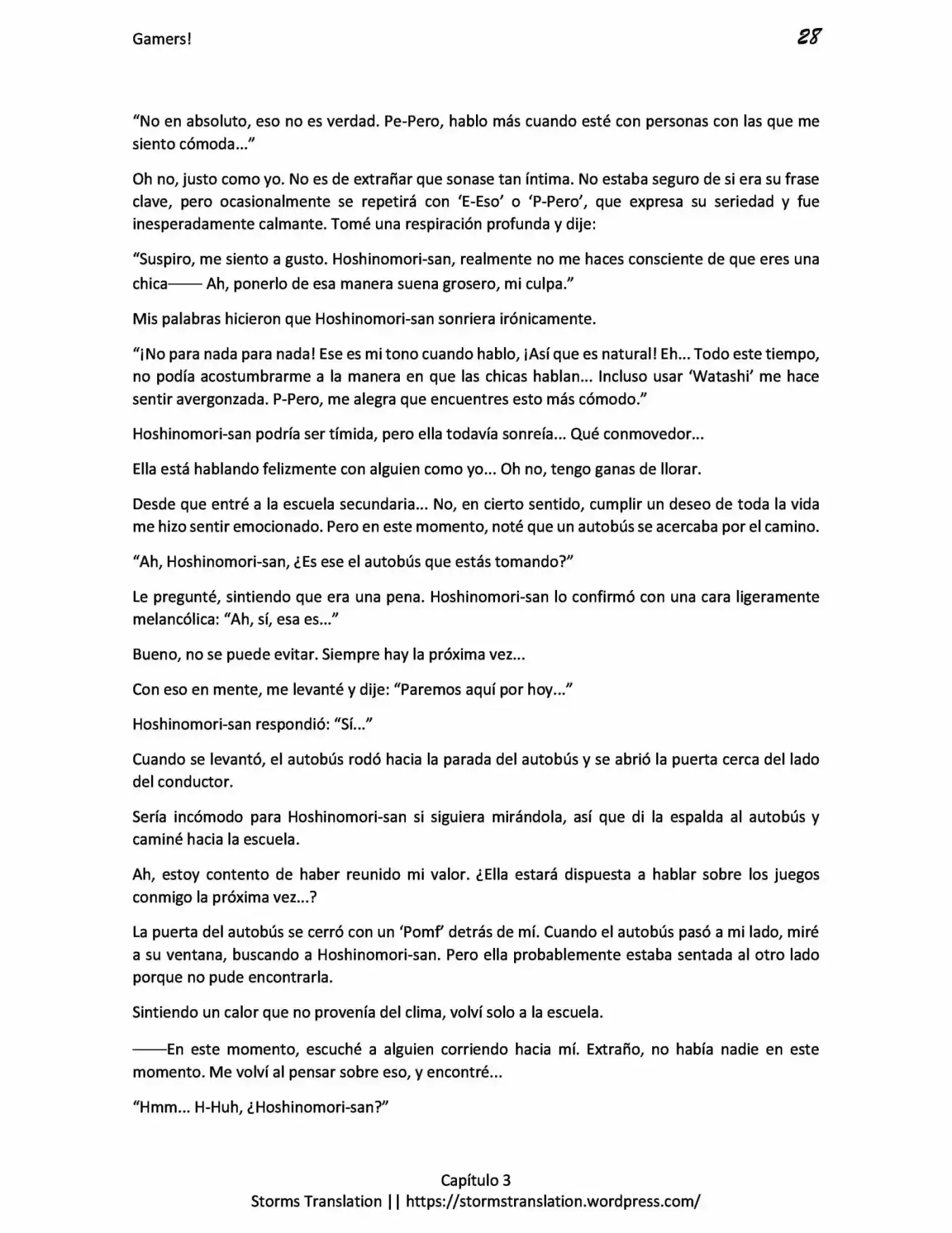 Gamers! (Novela) - Capítulo 3.10 - Página 28 - LectorTMOo