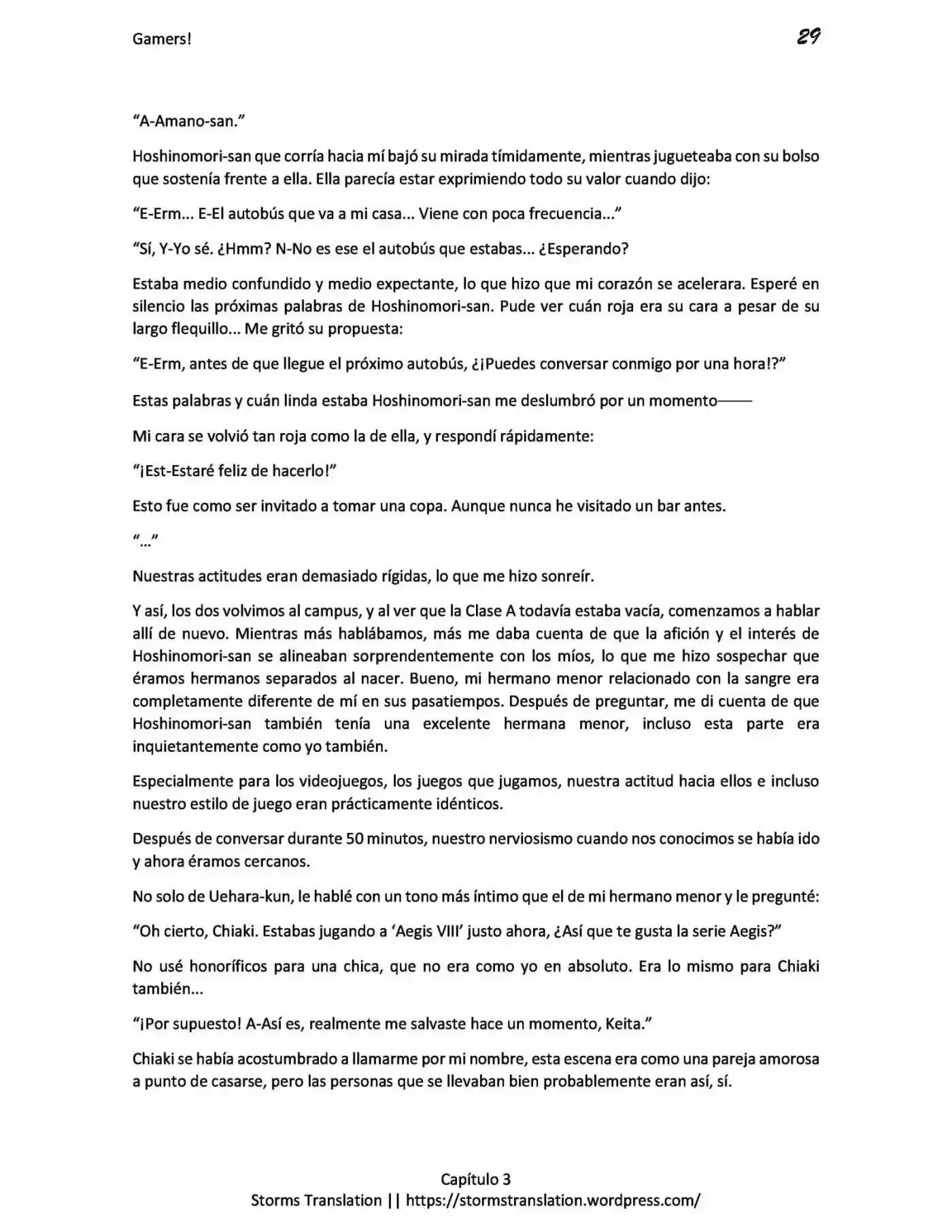 Gamers! (Novela) - Capítulo 3.10 - Página 29 - LectorTMOo