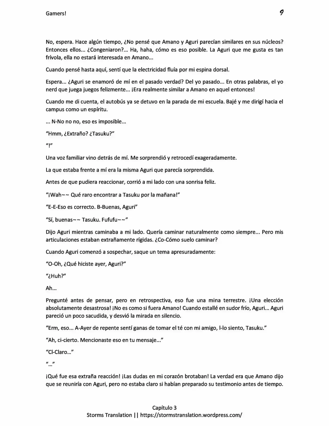 Gamers! (Novela) - Capítulo 3.20 - Página 9 - LectorTMOo