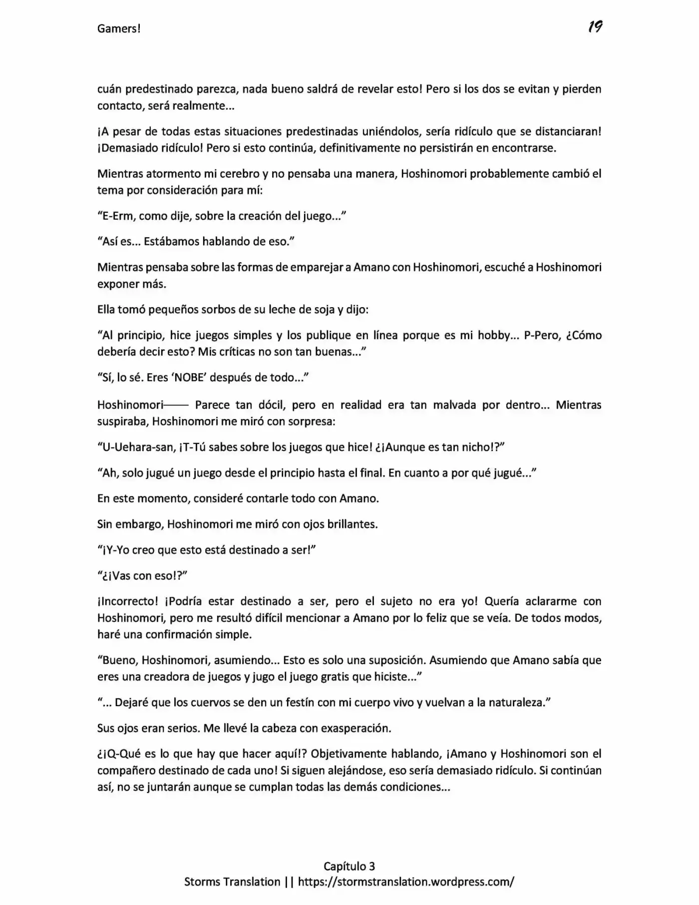 Gamers! (Novela) - Capítulo 3.20 - Página 19 - LectorTMOo