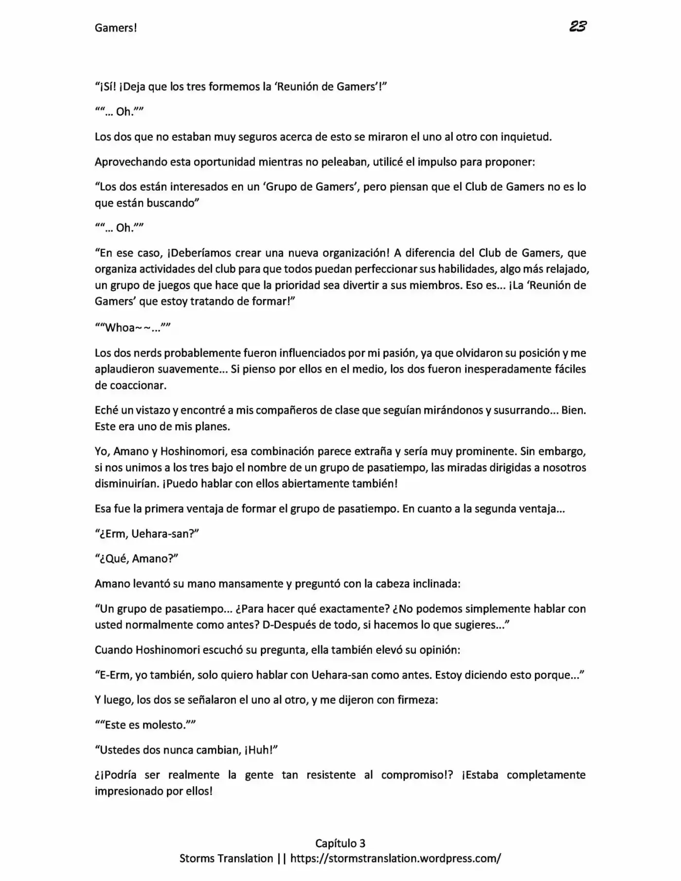 Gamers! (Novela) - Capítulo 3.20 - Página 23 - LectorTMOo