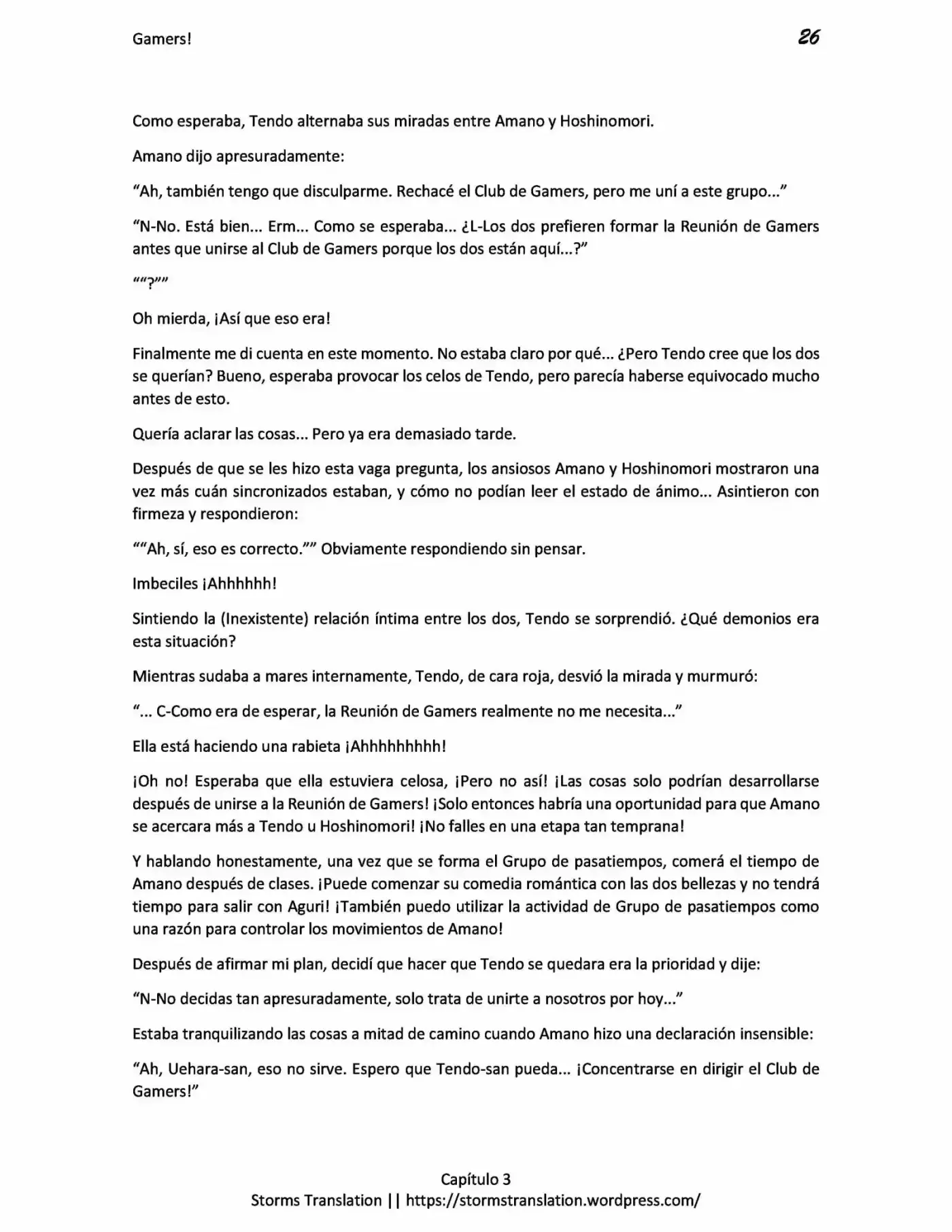 Gamers! (Novela) - Capítulo 3.20 - Página 26 - LectorTMOo