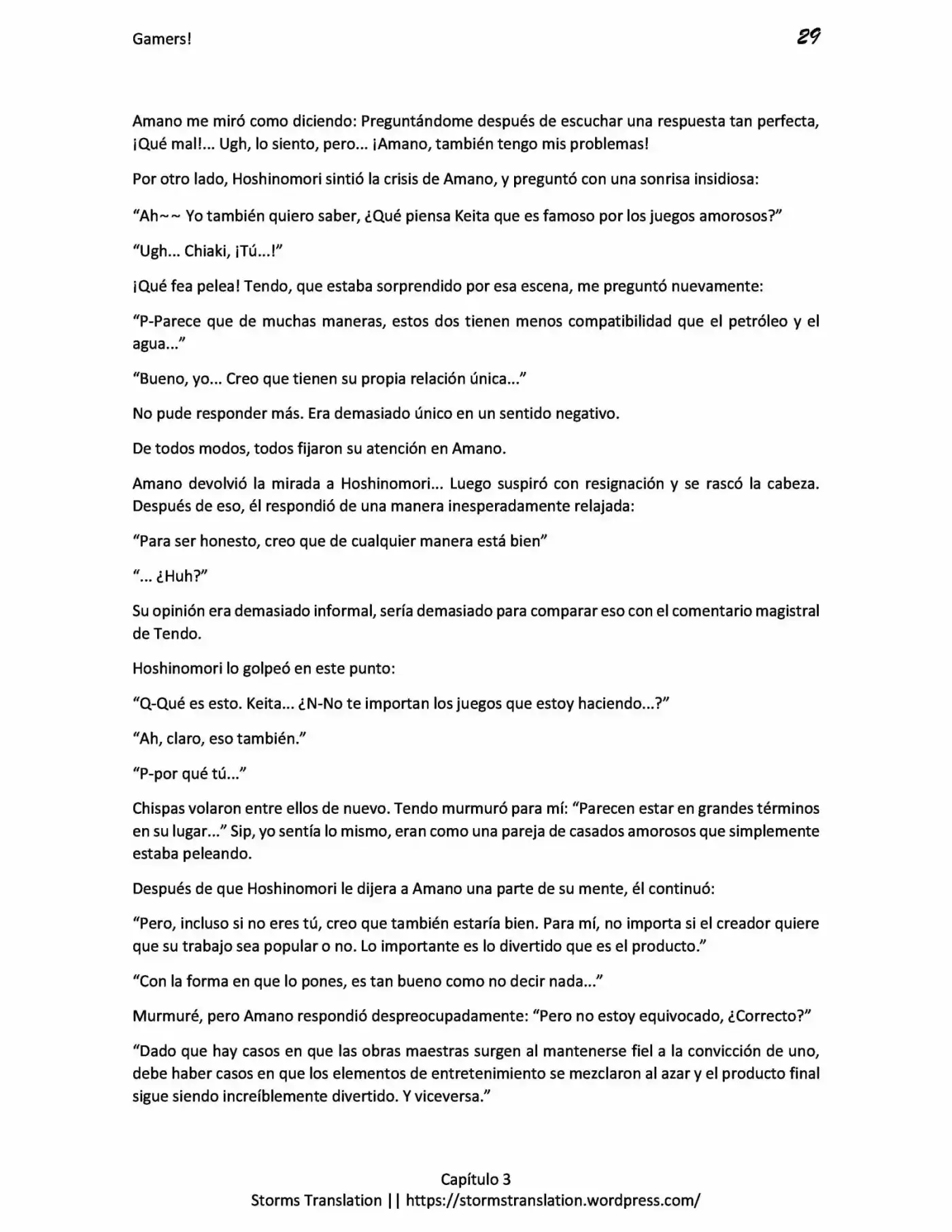Gamers! (Novela) - Capítulo 3.20 - Página 29 - LectorTMOo