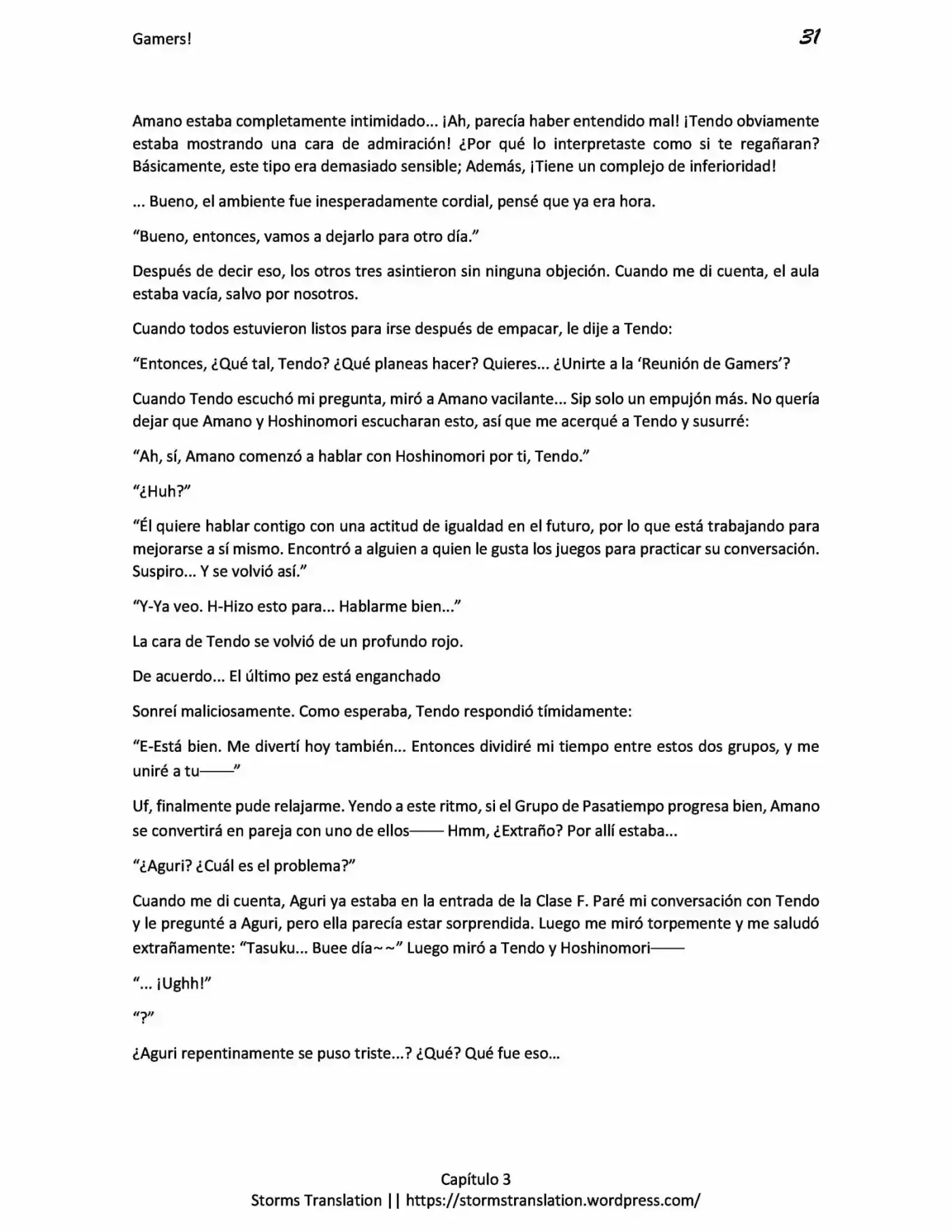 Gamers! (Novela) - Capítulo 3.20 - Página 31 - LectorTMOo
