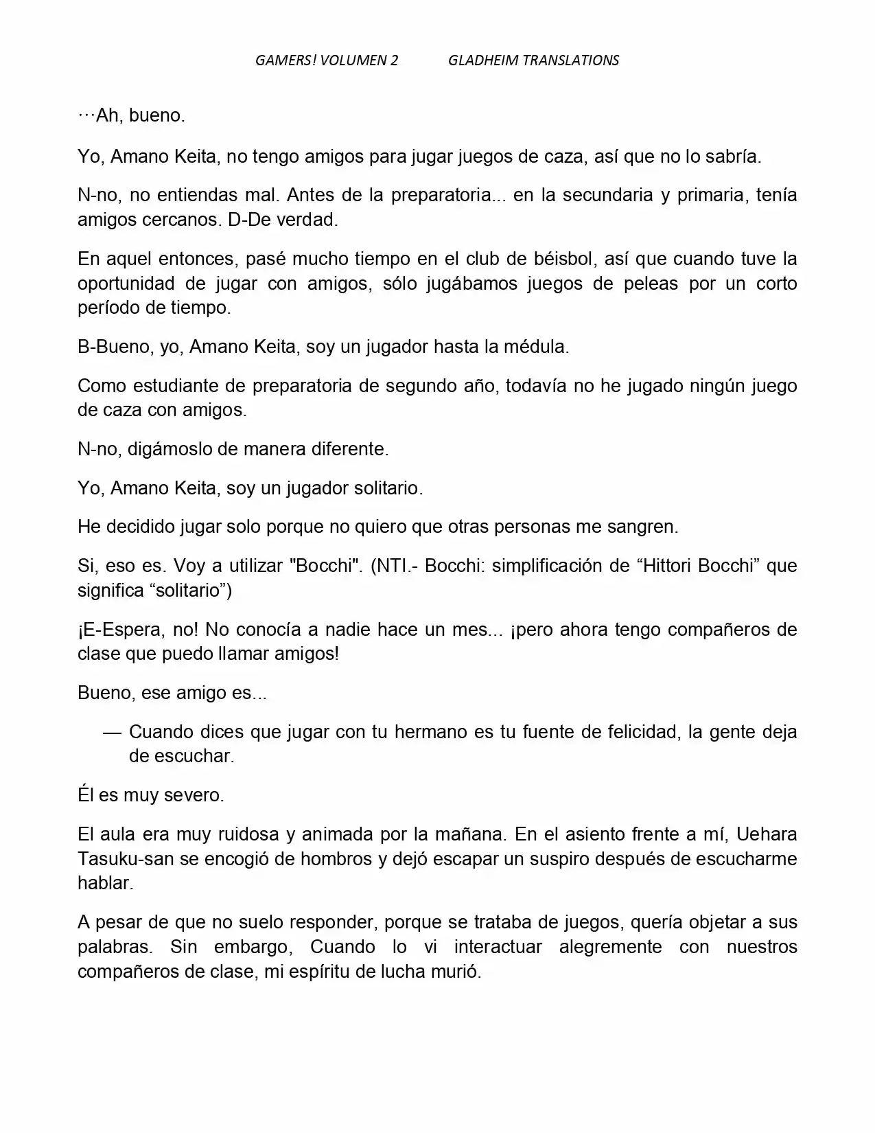 Gamers! (Novela) - Capítulo 6 - Página 6 - LectorTMOo