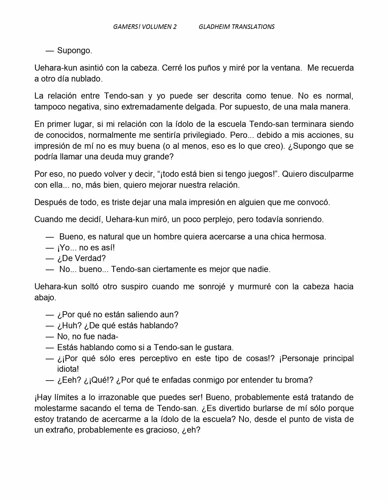 Gamers! (Novela) - Capítulo 6 - Página 8 - LectorTMOo