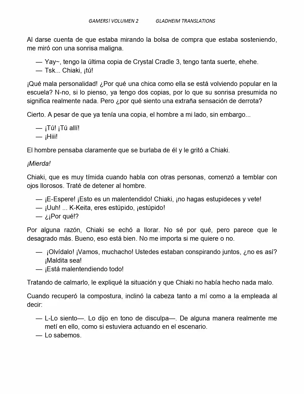 Gamers! (Novela) - Capítulo 6 - Página 18 - LectorTMOo