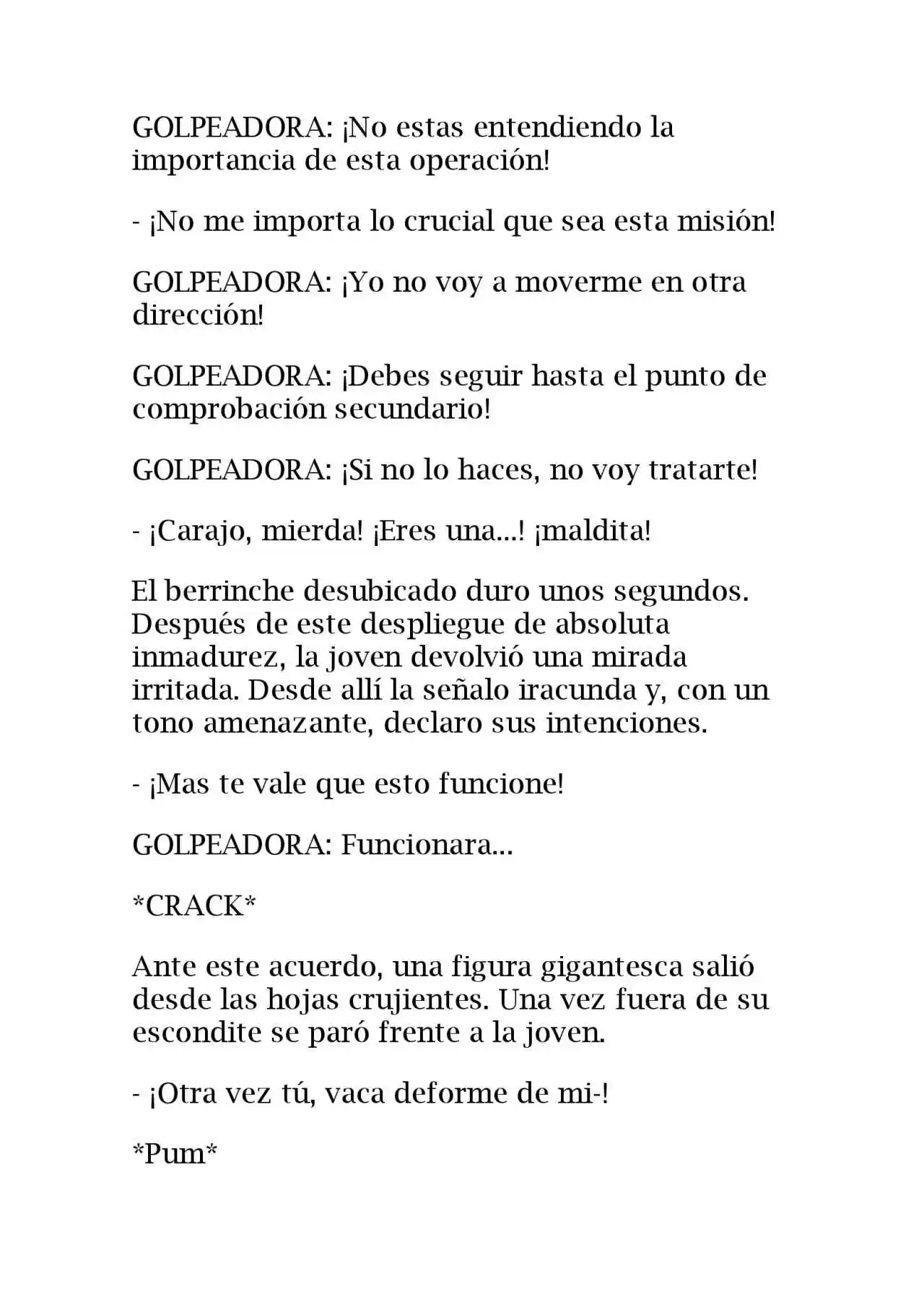 Ganger! (Novela) - Capítulo 20 - Página 8 - LectorTMOo
