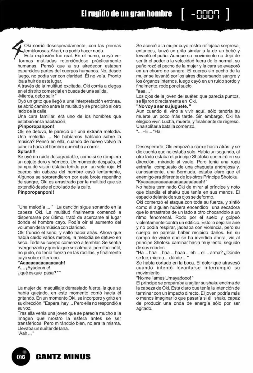 GANTZ/MINUS (Novela) - Capítulo 2 - Página 4 - LectorTMOo