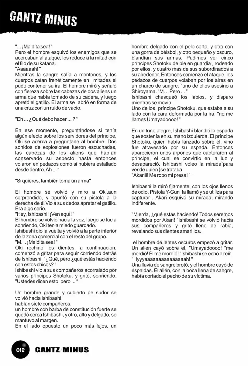 GANTZ/MINUS (Novela) - Capítulo 2 - Página 6 - LectorTMOo