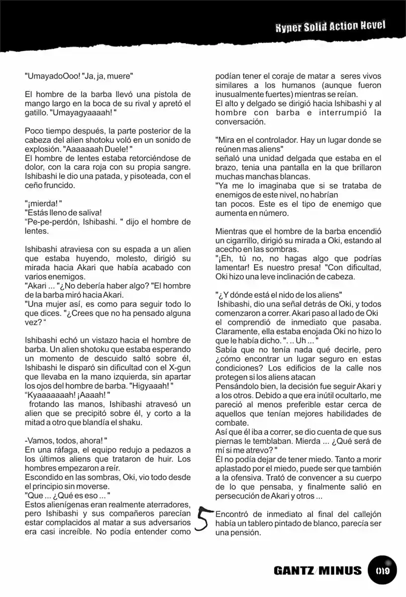 GANTZ/MINUS (Novela) - Capítulo 2 - Página 7 - LectorTMOo