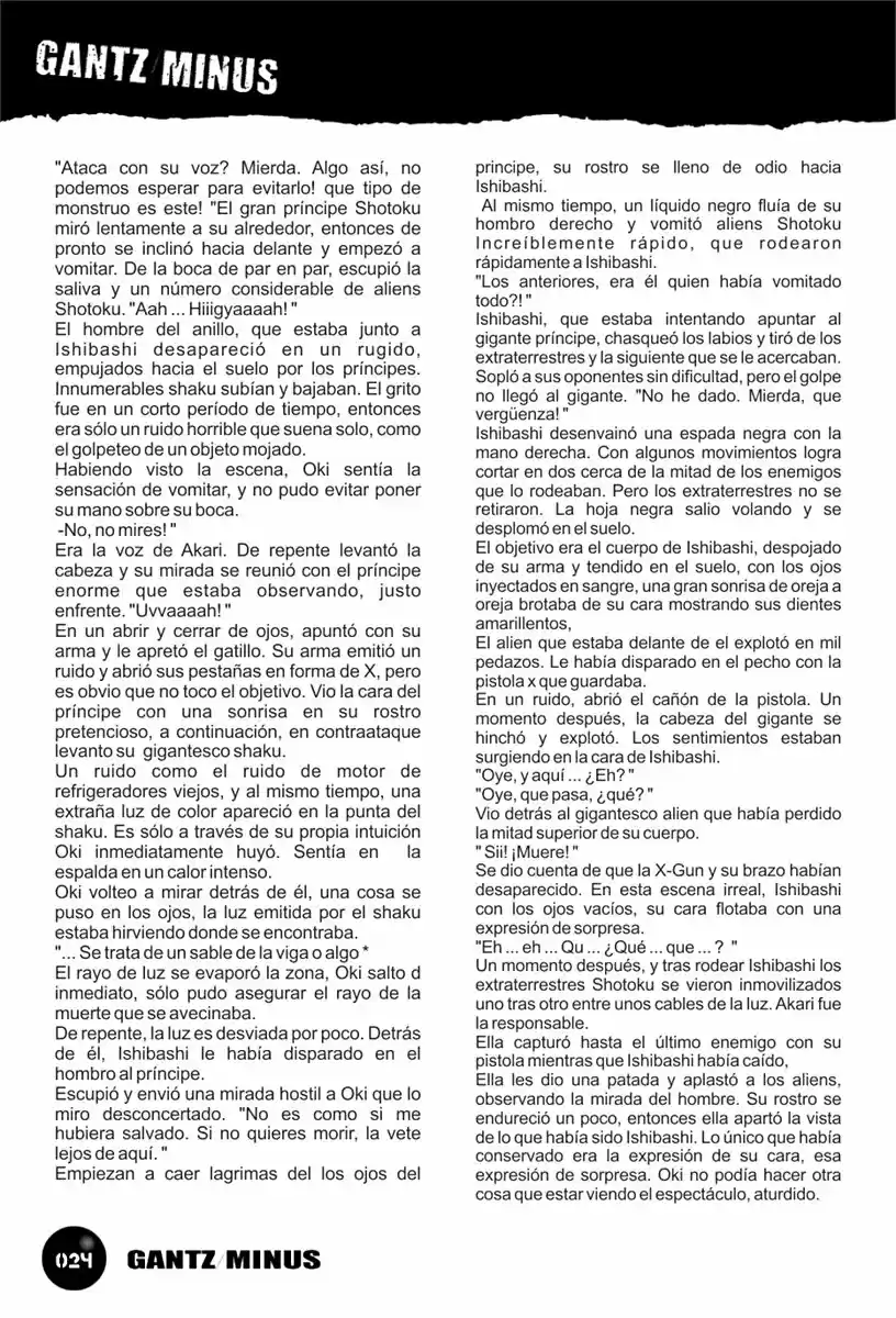 GANTZ/MINUS (Novela) - Capítulo 2 - Página 11 - LectorTMOo