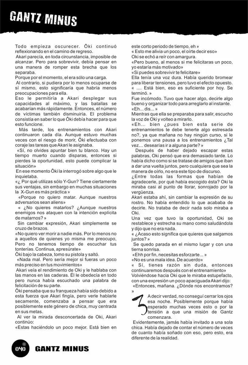 GANTZ/MINUS (Novela) - Capítulo 4 - Página 7 - LectorTMOo