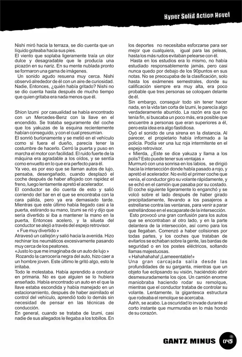 GANTZ/MINUS (Novela) - Capítulo 4 - Página 12 - LectorTMOo
