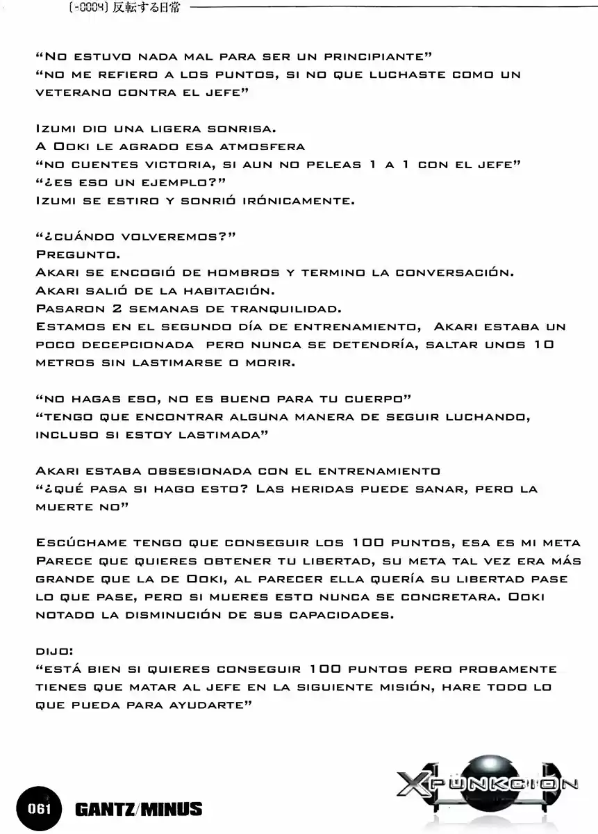 GANTZ/MINUS (Novela) - Capítulo 6 - Página 5 - LectorTMOo