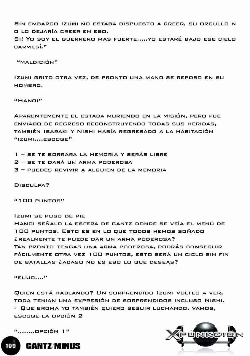 GANTZ/MINUS (Novela) - Capítulo 9 - Página 14 - LectorTMOo