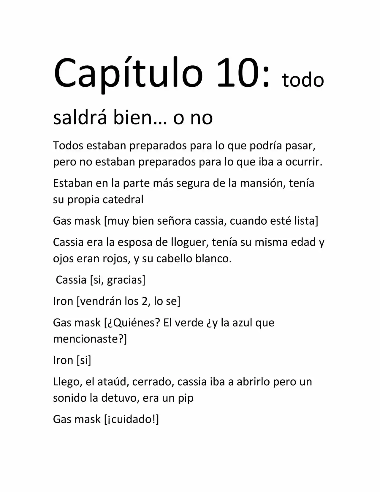 Gas Mask (Novela) - Capítulo 10 - Página 1 - LectorTMOo