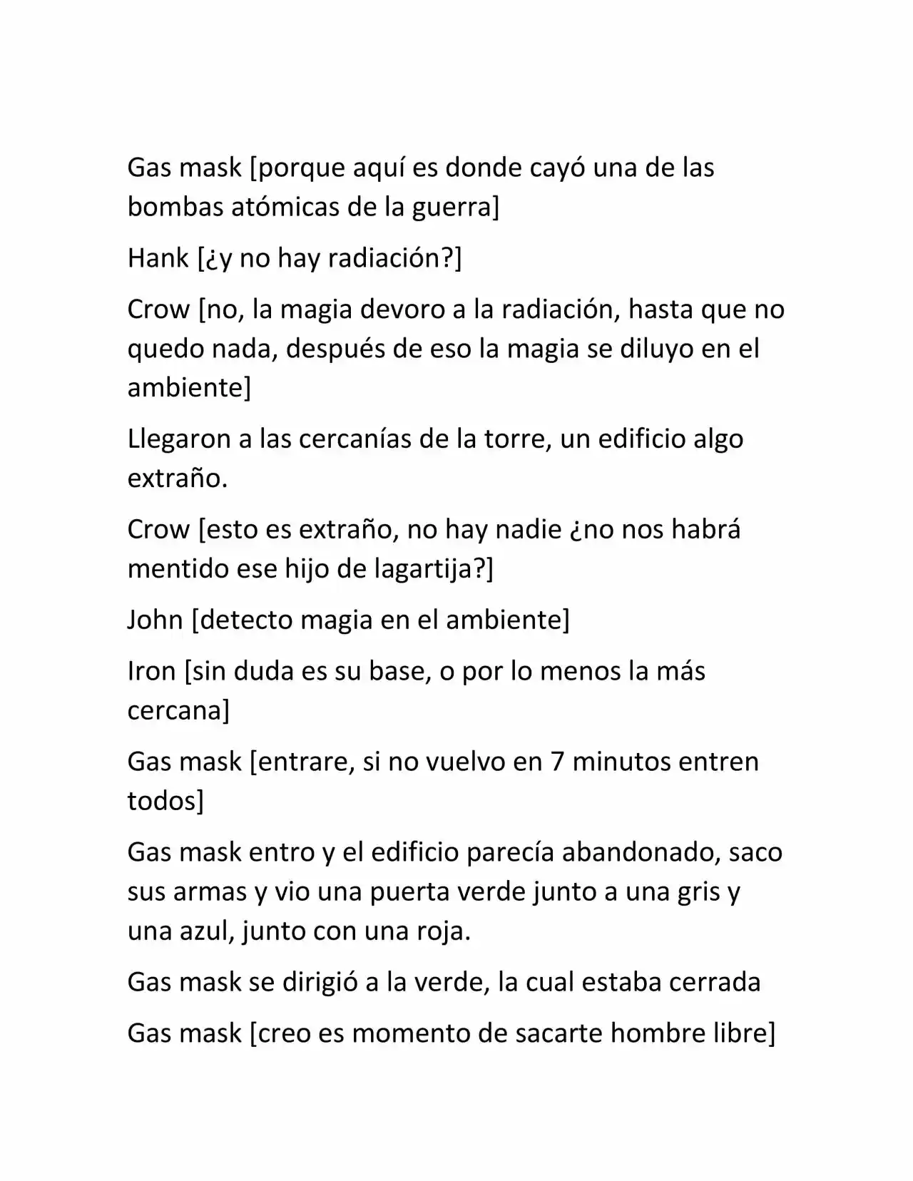 Gas Mask (Novela) - Capítulo 15 - Página 3 - LectorTMOo