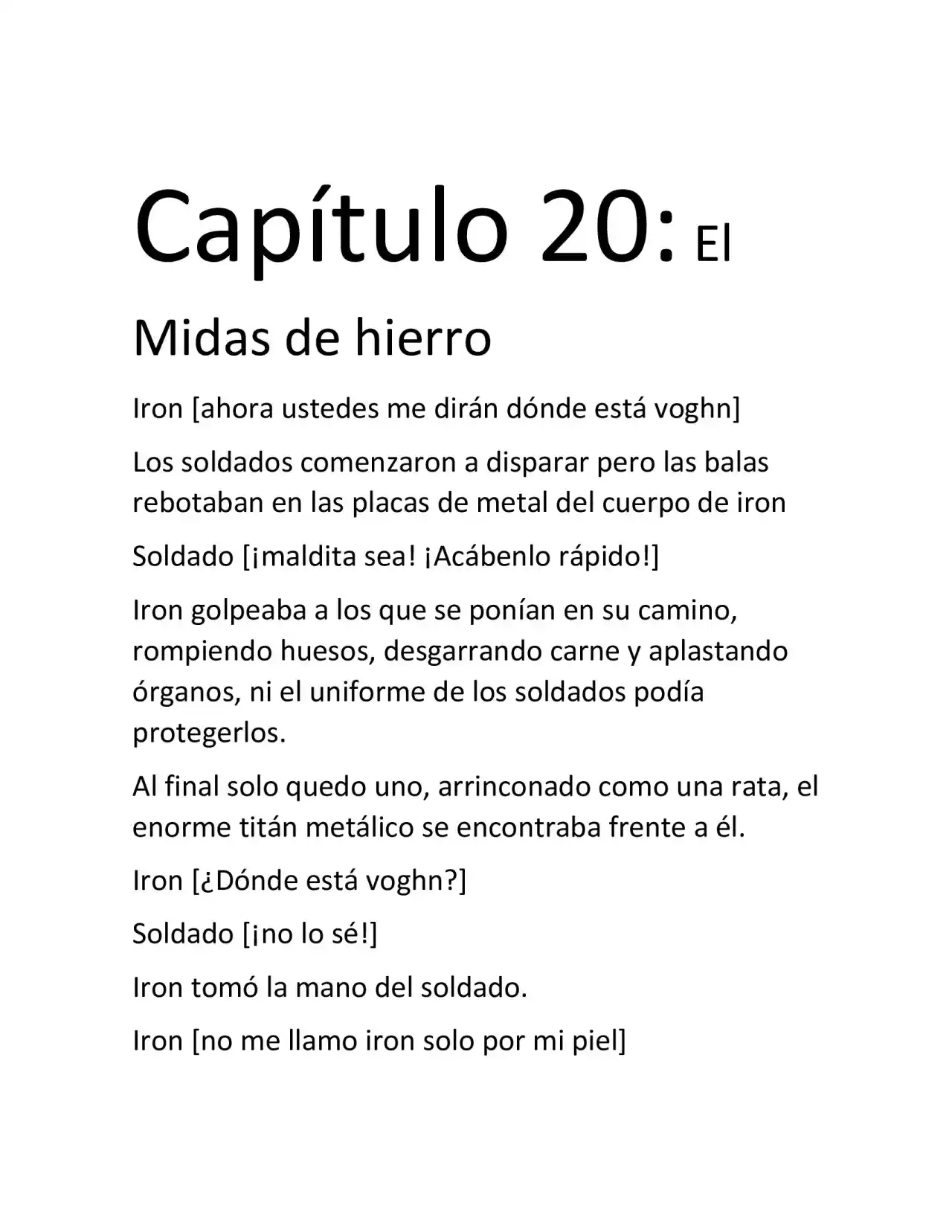 Gas Mask (Novela) - Capítulo 20 - Página 1 - LectorTMOo