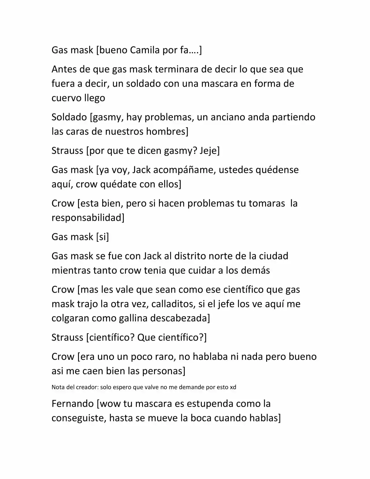 Gas Mask (Novela) - Capítulo 6 - Página 2 - LectorTMOo