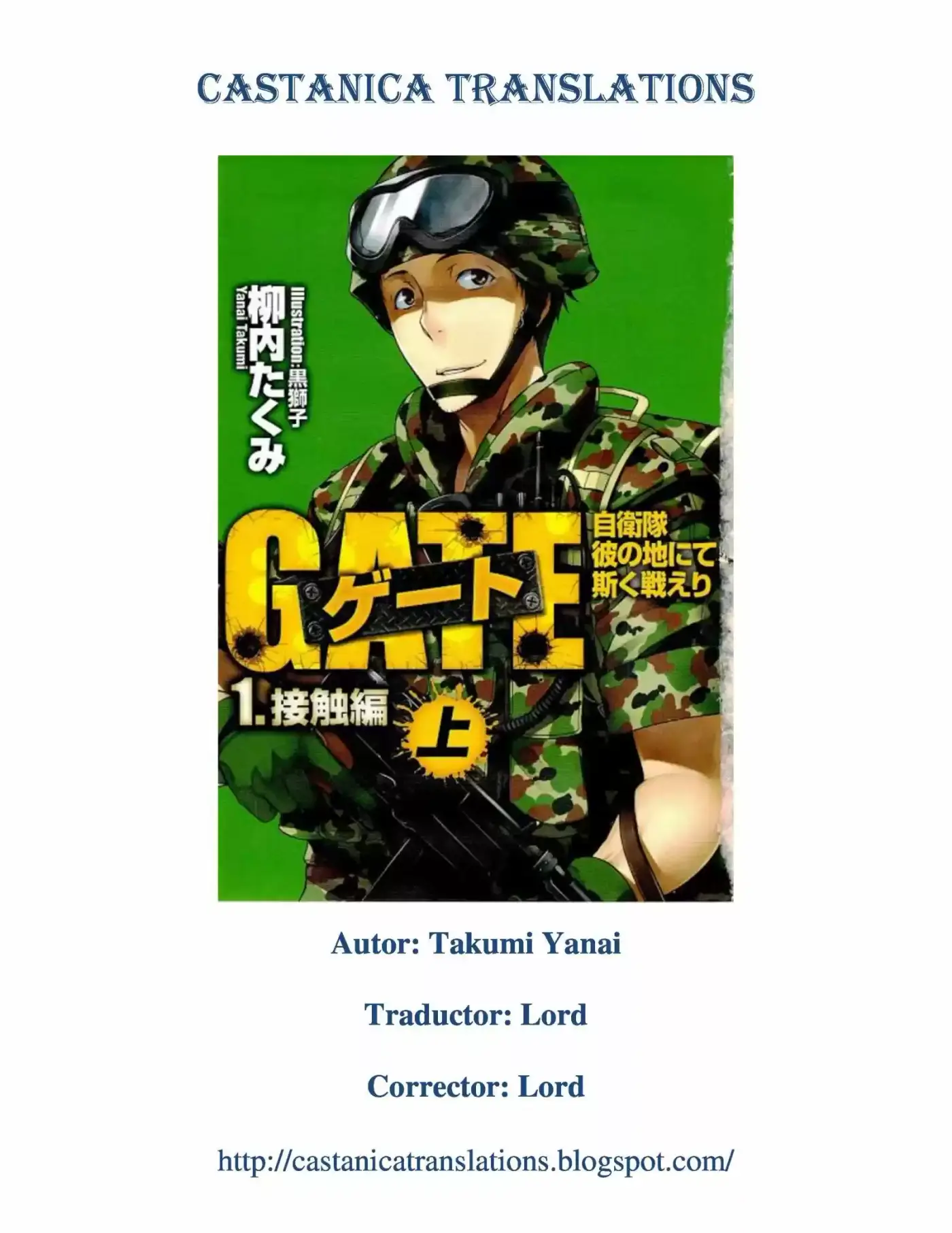Gate: Jieitai Kanochi Nite, Kaku Tatakaeri (Novela) - Capítulo - Página 2 - LectorTMOo