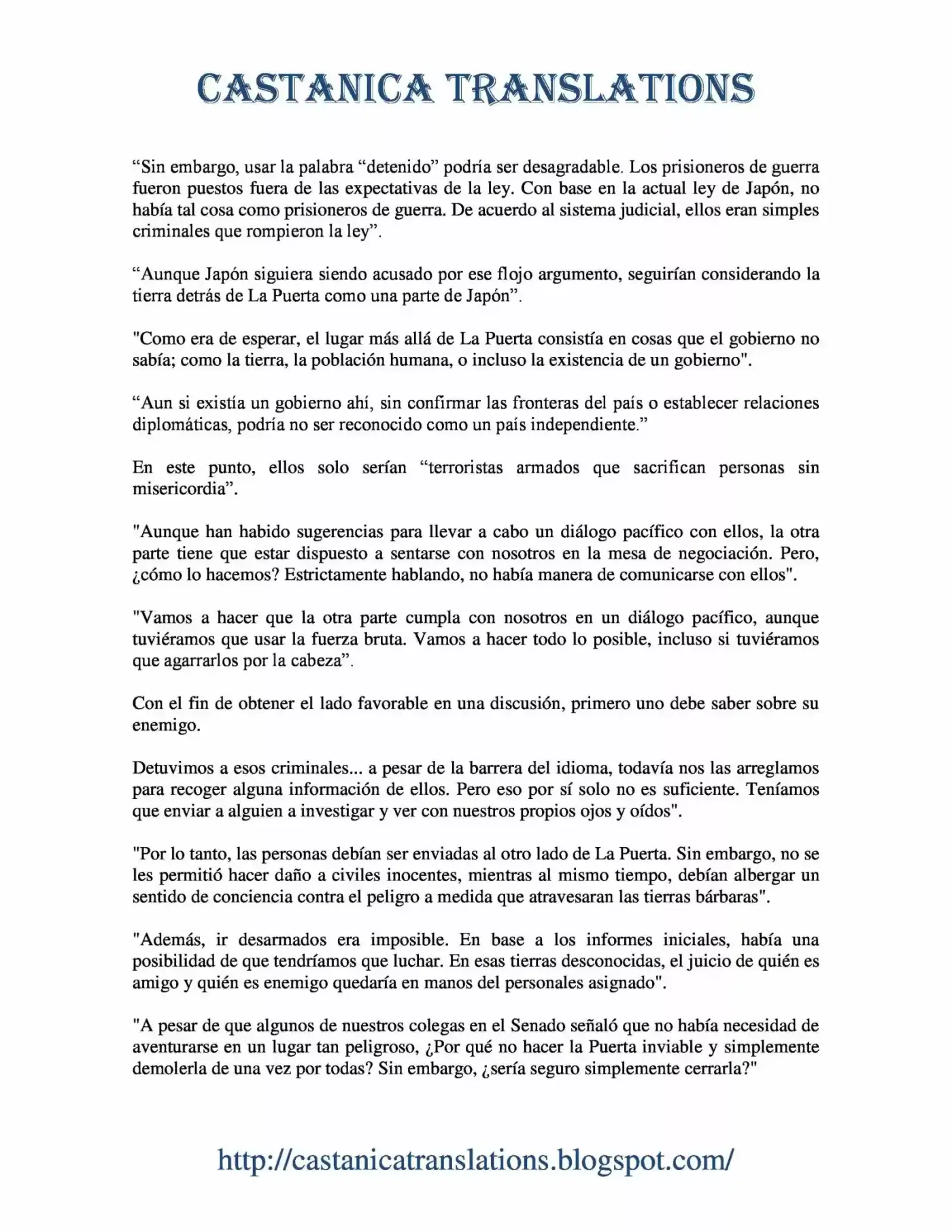 Gate: Jieitai Kanochi Nite, Kaku Tatakaeri (Novela) - Capítulo - Página 4 - LectorTMOo